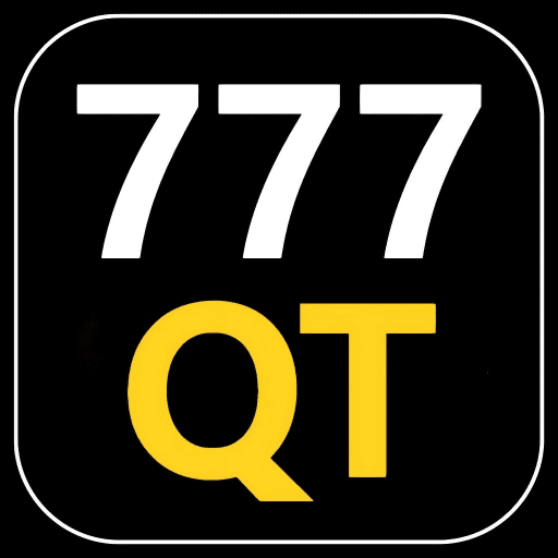 Imagem promocional da 777QT mostrando a plataforma e suas vantagens